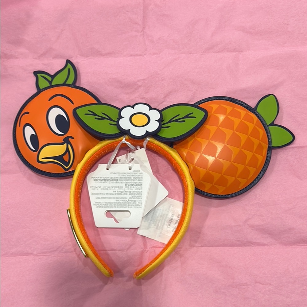 Orange Bird Loungefly Ear Headband.Epcot International Flower & Garden Festival